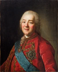 Porträt des russischen Grafen Nikita Ivanovitj Panin (1718-1783)